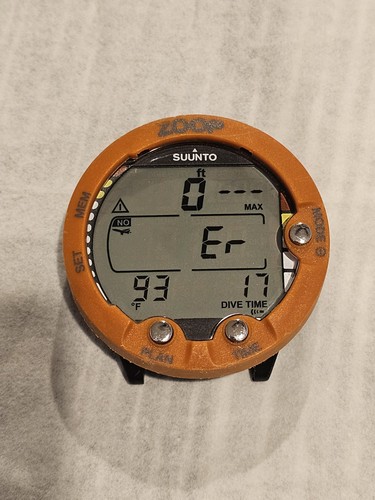 Error suunto zoop scuba - suunto,