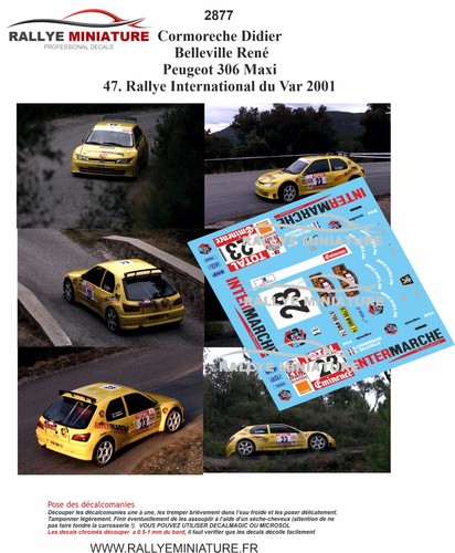 Decals ref 2877 peugeot - decals,
