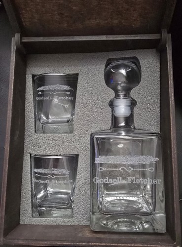 Personalised whiskey decanter - personalised,