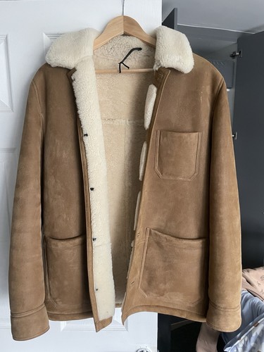 Reiss marton shearling jacket - marton,
