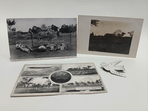 Ww1 zeppelin wreckage souvenir - ww1,
