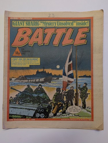 Battle comic 6th november - battle,