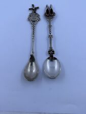 silver souvenir spoons Denmark