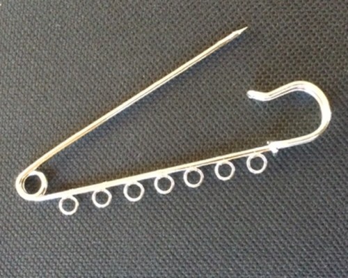 Silver gold loop - 7,