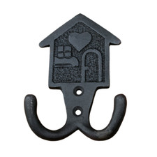 Hook Black Cast Iron Coat