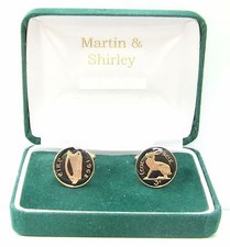 1968 old irish cufflinks - irish, 3d