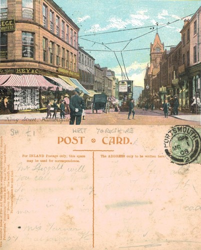 Vintage postcard king street - postcard,