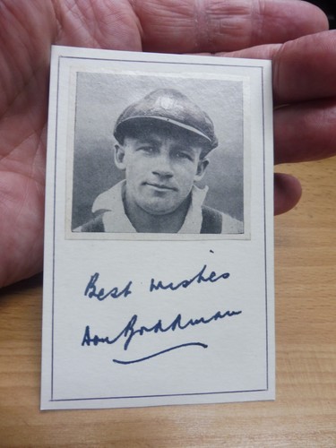 Photograph don bradman - of,
