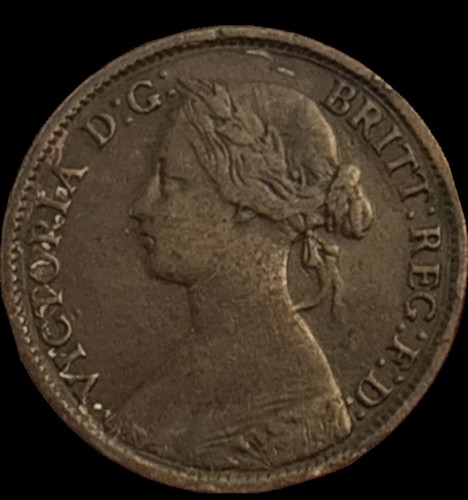 1862 queen victoria - 1862, farthing