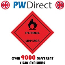 SIGN Petrol UN1203 Tanker