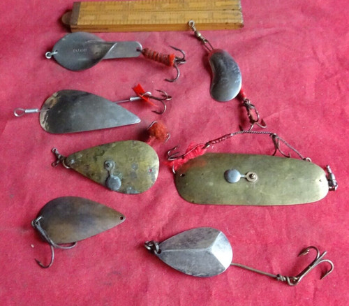 Selection vintage lures - vintage,