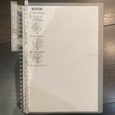 Kokuyo Campus Slide B5 Binder Notebook File 26 Rings Slim Smart Ring File Clear