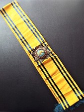 Superb ANTIQUE ORANGE ORDER SASH King William Ulster Loyalist GOLI Regalia OO