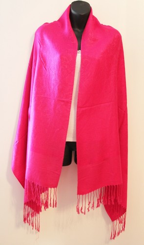 Solid color pashmina paisley - pashmina,