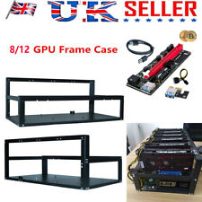 8/12 GPU Miner Mining Rig