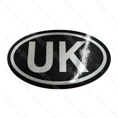 Vinyl oval sticker black - oval,