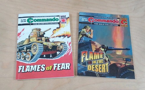 Commando comics flames fear - comics~flames,