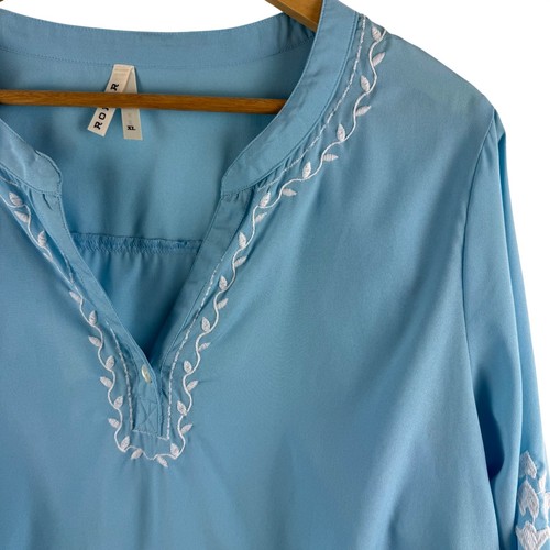 Roper embroidered blouse - embroidered, women