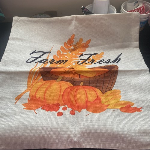 Farm fresh harvest cushion - harvest,