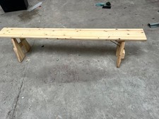 folding wood bench