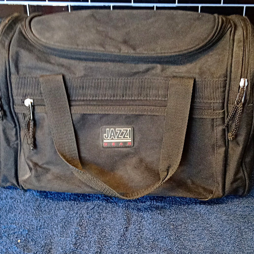 Jazzi black soft nylon - black, duffle