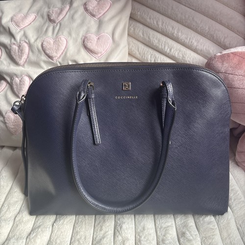 Coccinelle navy leather dome - navy,