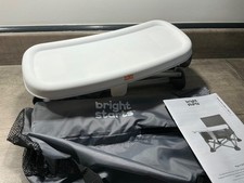 Bright Starts Pop 'N Sit Portable Booster, Indoor/Outdoor , Floor Seat with Tray