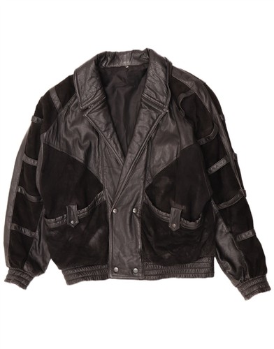 Vintage mens bomber leather - vintage,