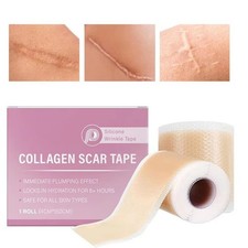 Collagen Scar Tape For Face, Losveo Silicone Scar Sheets For Face Wrinkles