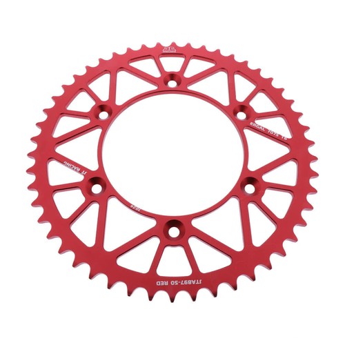Z50 red aluminum sprocket - z50,