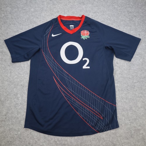 England rugby shirt large navy - england,