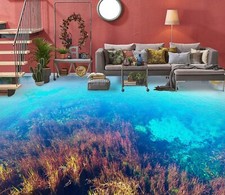 3D Sea Grass FZ7677 Floor WallPaper Murals Epoxy Floor Print Decal UK Amy