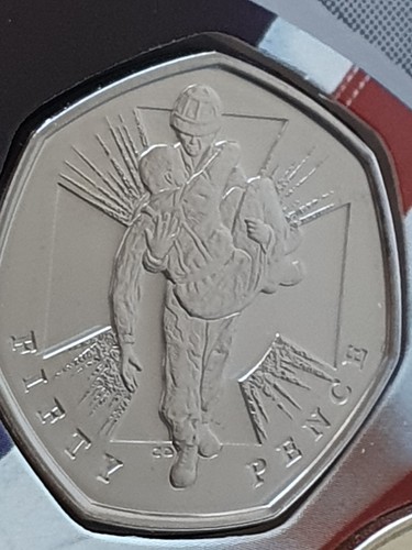 2006 50p wounded - 50p, soldier 