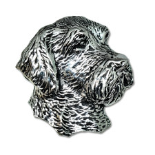 Wirehaired Terrier Pin Badge