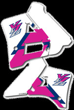 YZ125 1992 Rad & Tank Decals