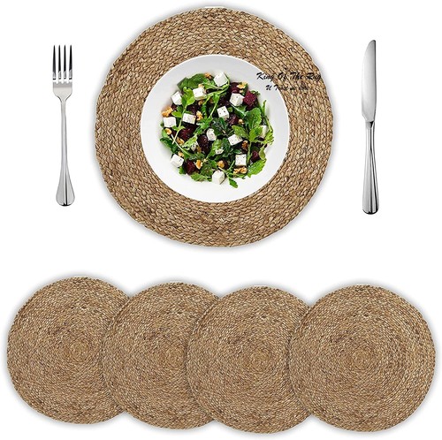 Tablemats jute round place - tablemats,