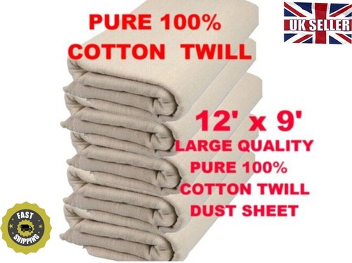 Cotton dust sheet large - large, heavy