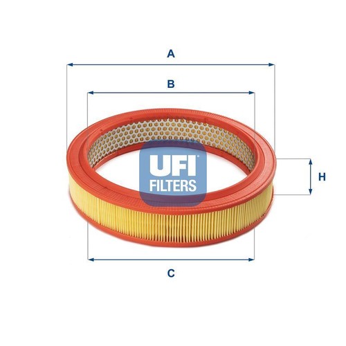 Ufi air filter insert - filter, fits