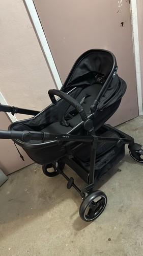 Origin black single pushchair - black,