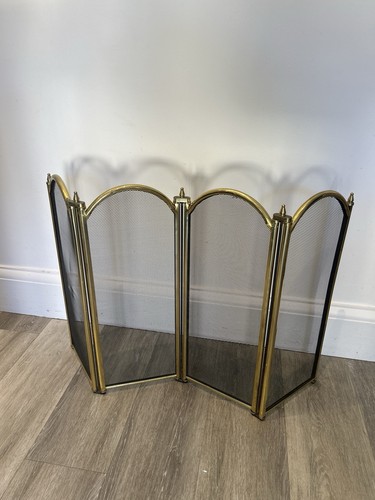 Brass effect folding fire - folding,