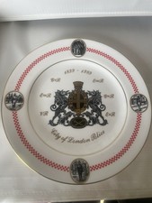 RARE CITY OF LONDON POLICE COMMEMORATIVE PLATE COMMISSIONERS LTD EDITION 1/750