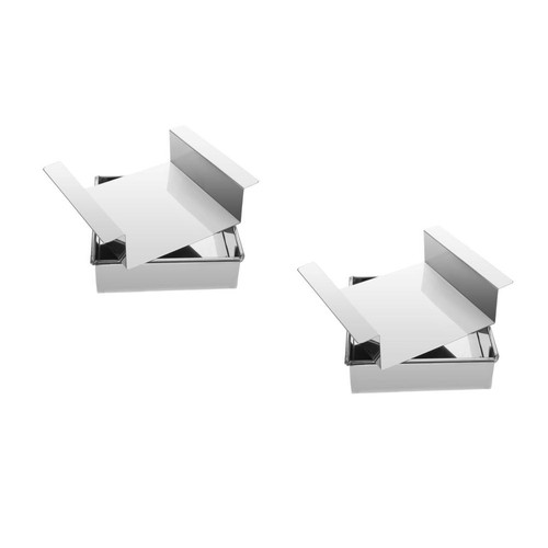 2pcs stainless steel - stainless, cheese