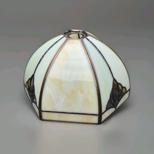 Vtg tiffany style stained - vtg, slag