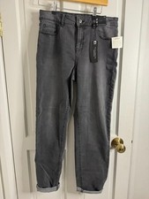 TU Denim by TU Girlfriend jeans in black, size 10. Brand new with tags.