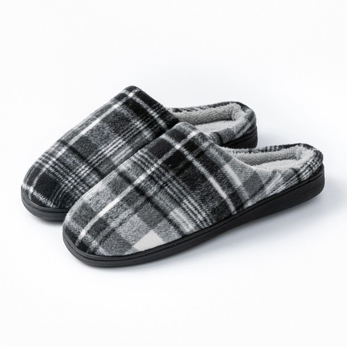 Mens navy check twin - check, gusset