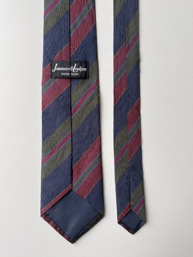 Jammers leufgen silk necktie - &,