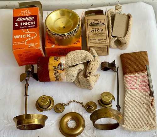 Aladdin lamp parts also stove