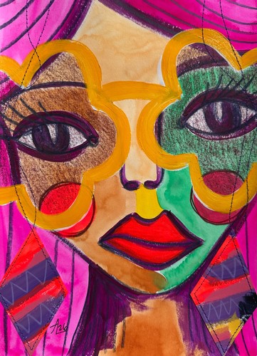 Original illustration paper - on,