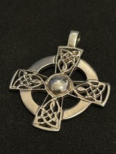 Heavy Celtic Cross Pendant 925