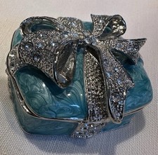 Enamelled Hinged Trinket Box